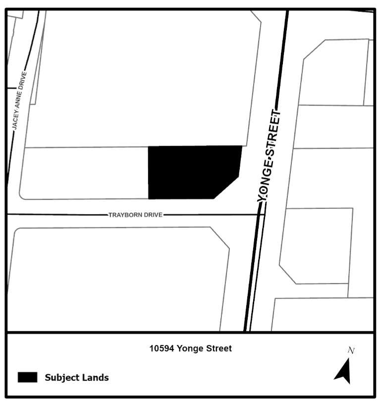 Map of 10594 Yonge Street
