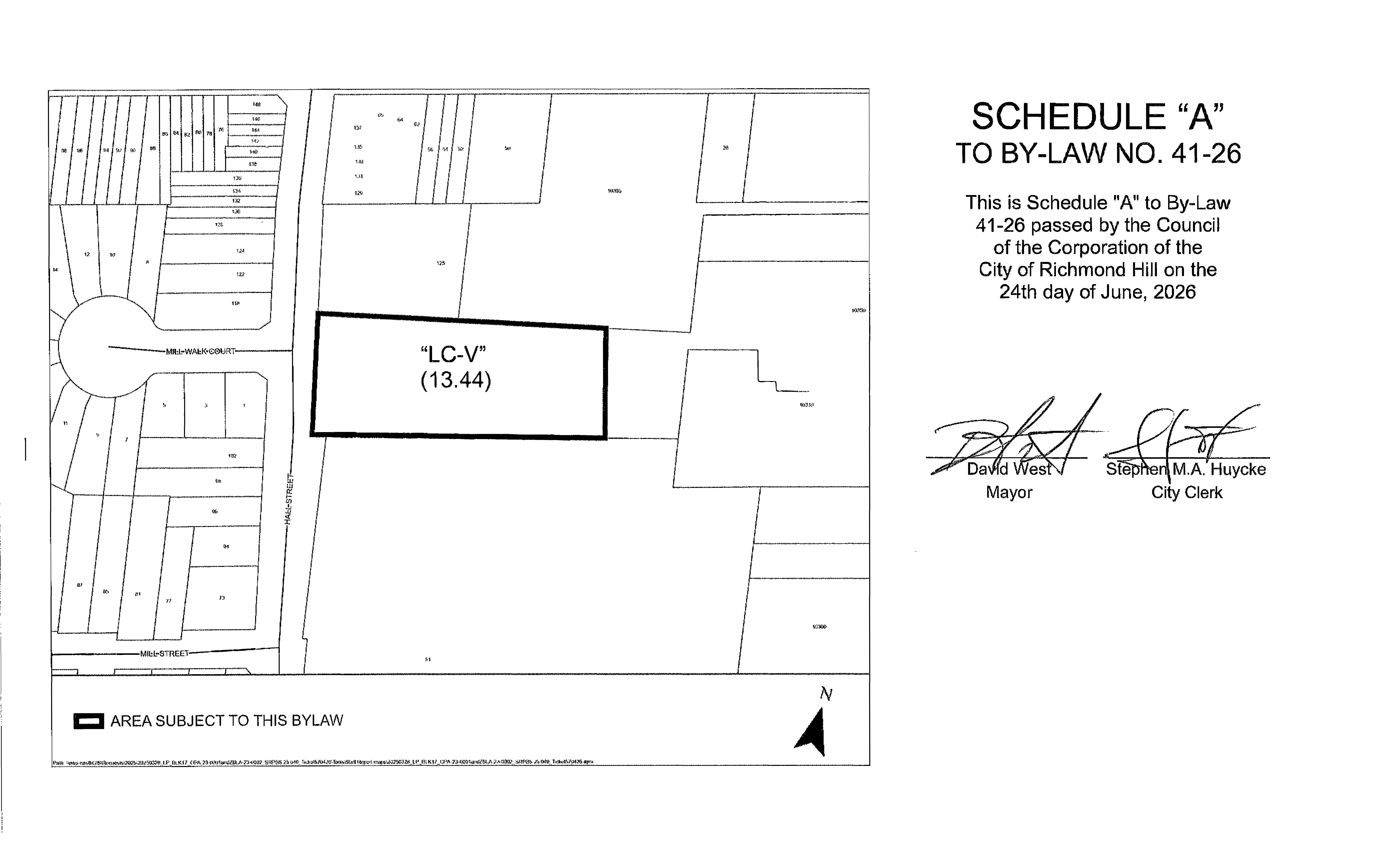 Map of Bylaw 41-26