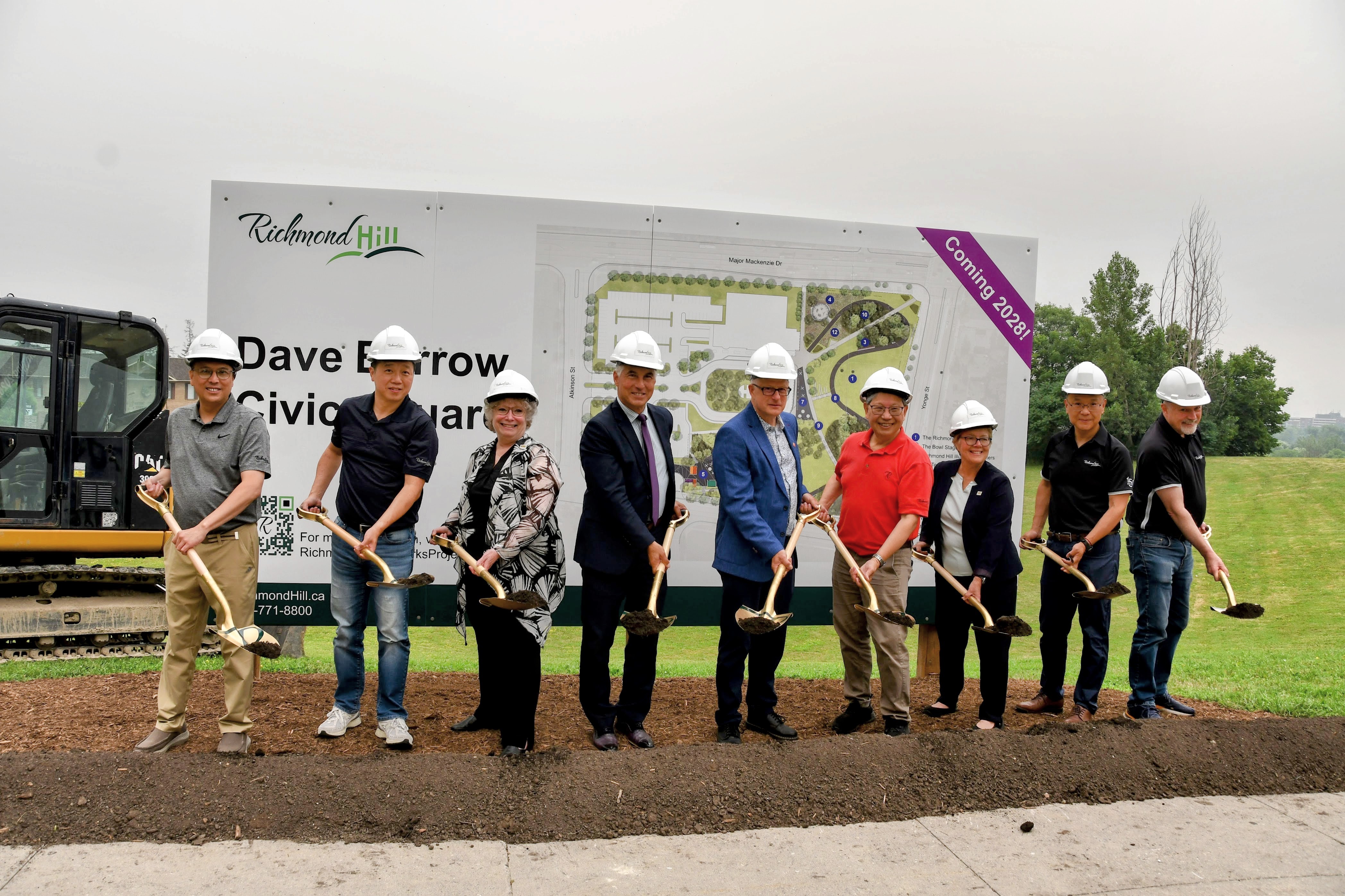Image of Council at groundbreaking