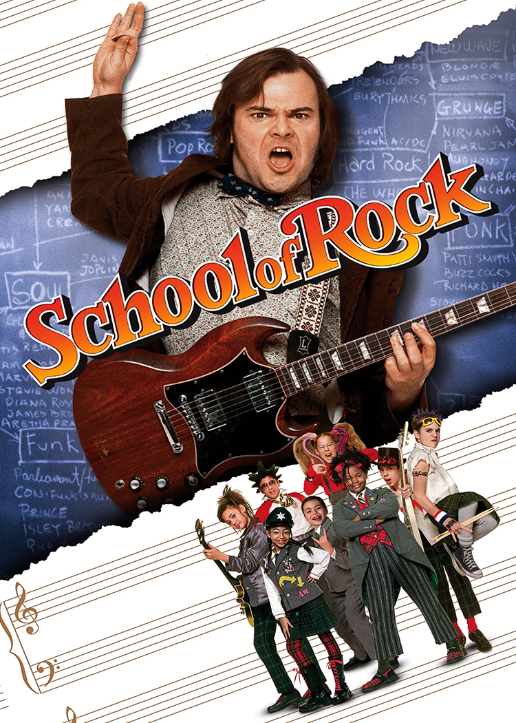 movie poster for school of rock