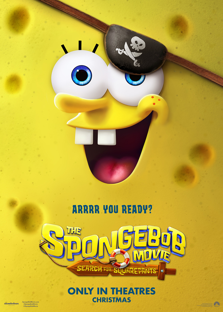 movie poster for spongebob